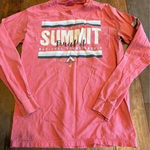 Women’s comfort colors varsity Summit championship long sleeve shirt small